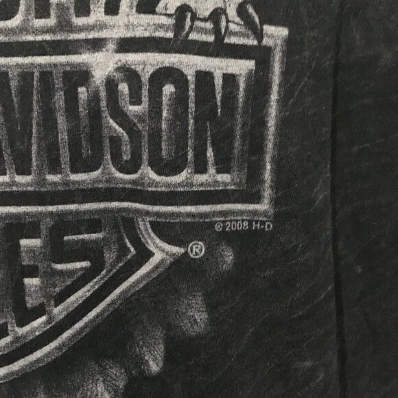 Harley Davidson Long Sleeve T Shirt Eagle BIG Graphic Wing Span USA Size 2XL - Picture 4 of 7